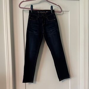 Place Women's Deep Indigo Skinny Jeans